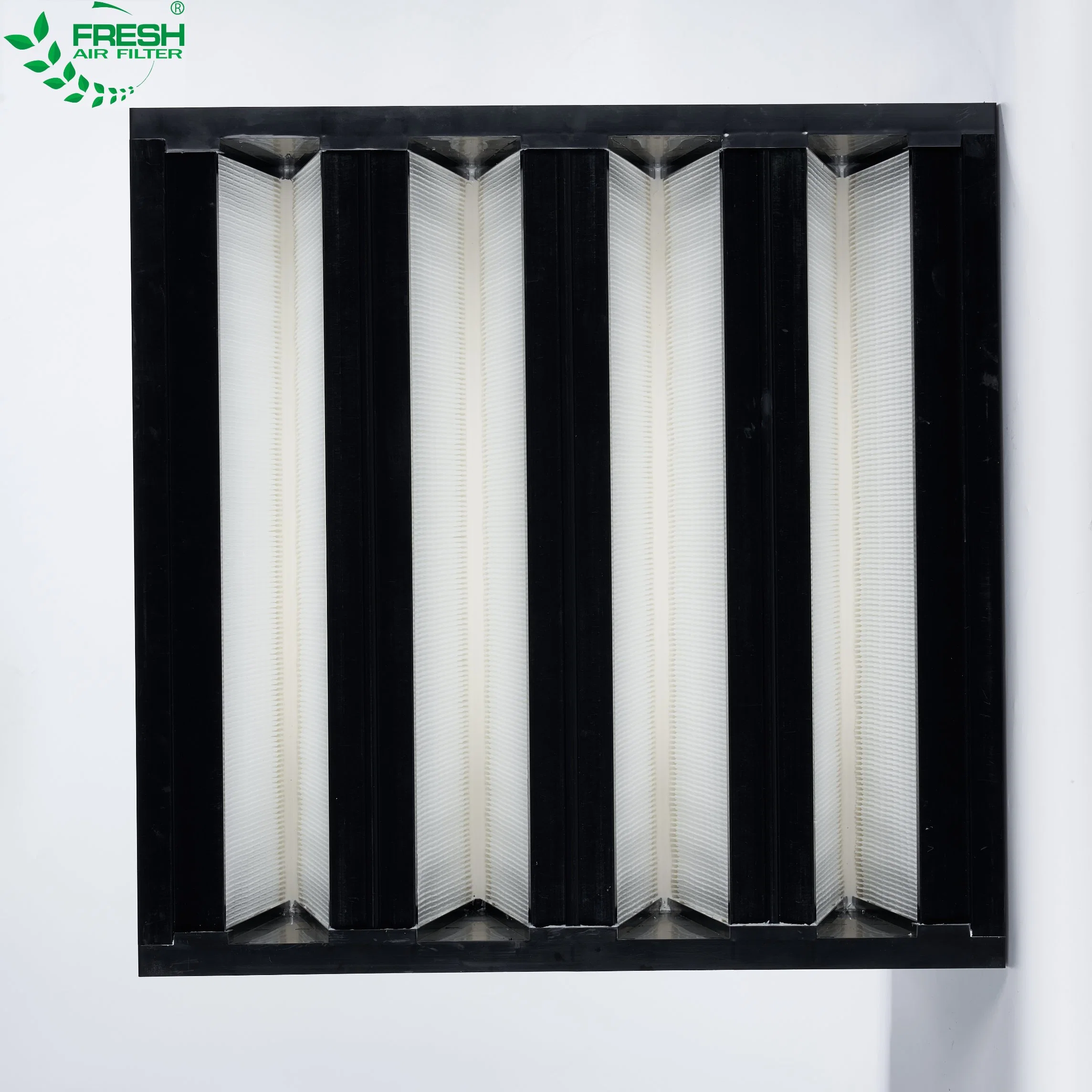 Large Air Flow W Type Air Purifier Bank V Cell HEPA Air Filter