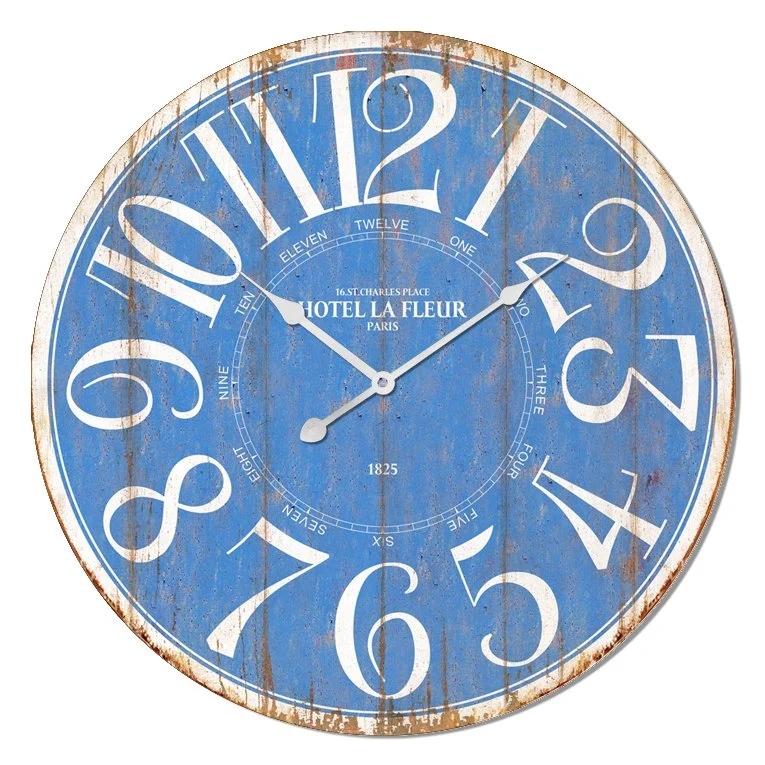 Wooden Clock for Home Decoration