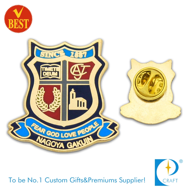 Metal Soft Enamel High quality/High cost performance  Souvenir Wholesale/Supplier Pin Badge for Retired Fire Chief