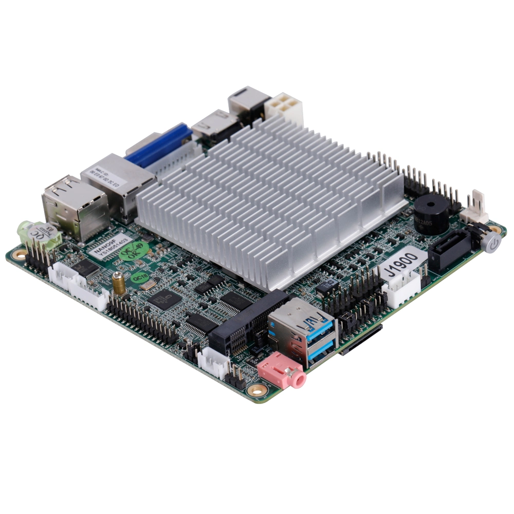 Hot Sale Elsky Mini PC Board 120*120mm J1800 J1900 Fanless with RJ45 LAN Port and 2 RS232 COM I3 Processor