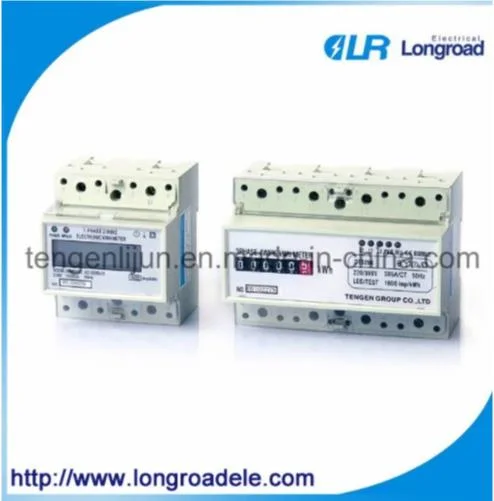 Model Dds2566 Series DIN-Rail Mount Kwh Meter (RS485/MODBUS/ Infrared communication)