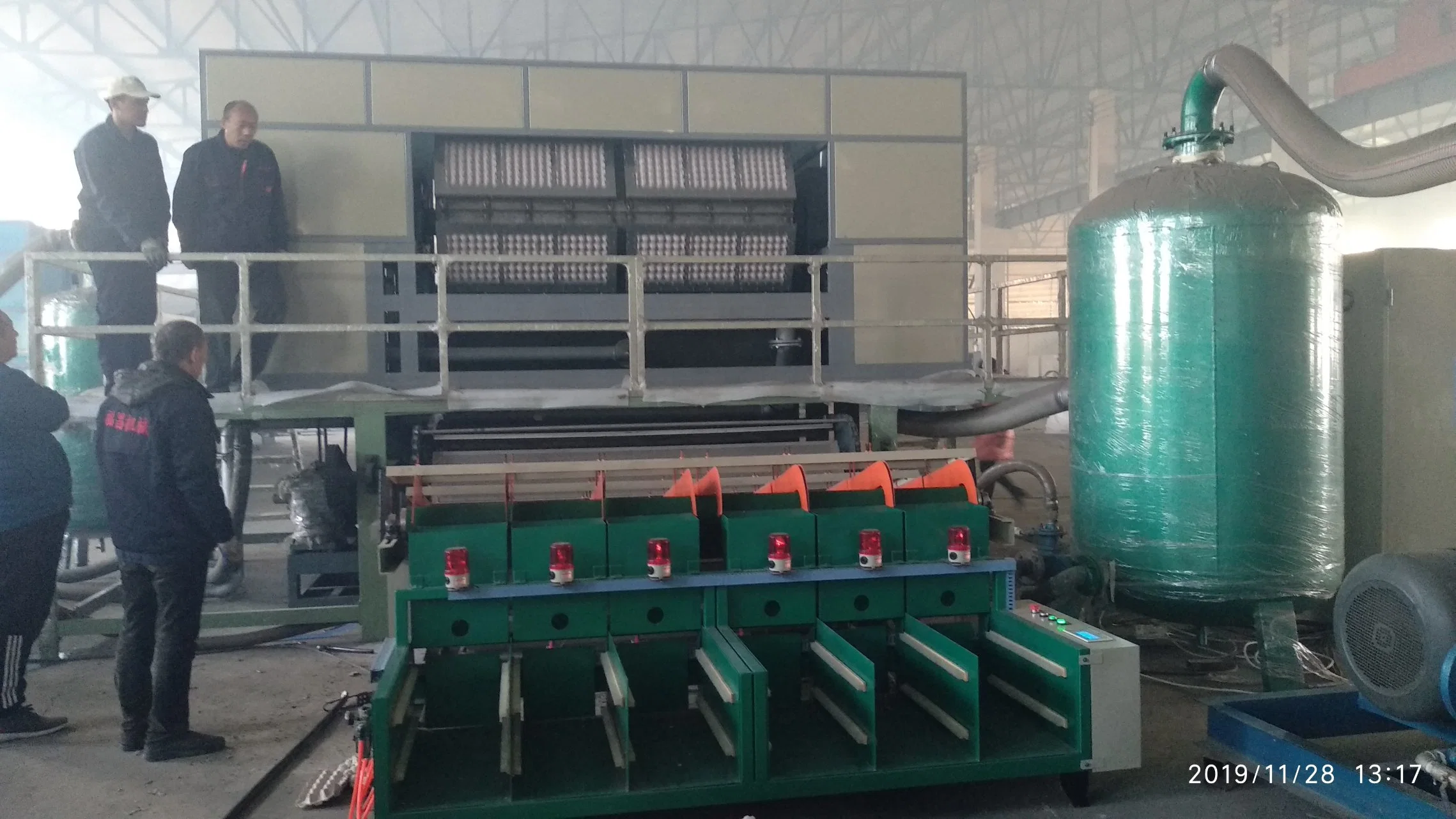 Small Sunshine Drying Egg Tray Making Machinery