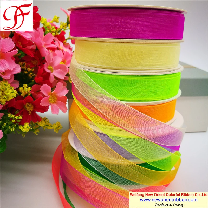 Nylon Sheer Organza Ribbon for Wedding/Accessories/Wrapping/Gift/Bows/Packing/Xmas Decoration