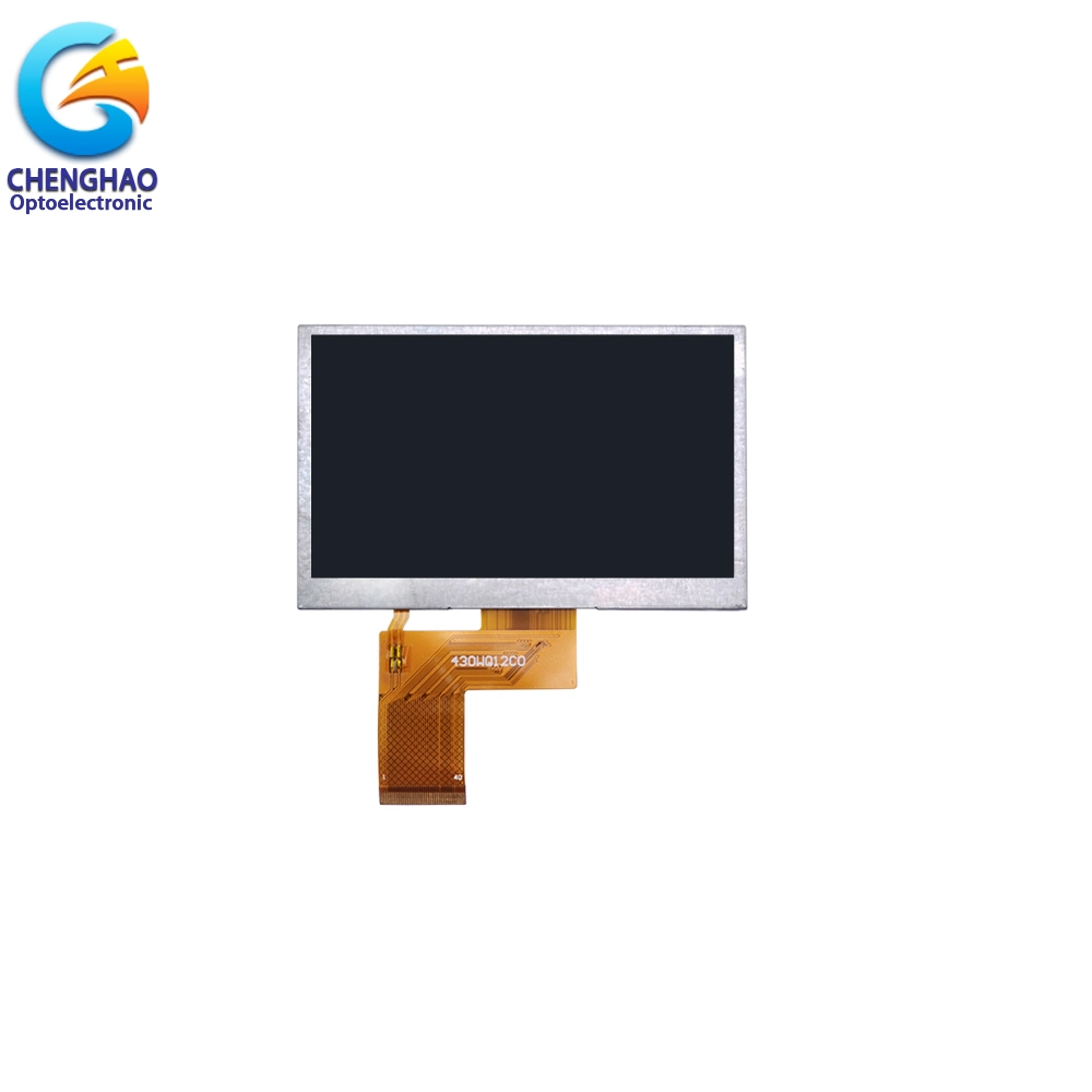 Precio de fábrica -30 ~ +80 temperatura de funcionamiento LCD de 4,3 pulgadas Pantalla TFT Panel