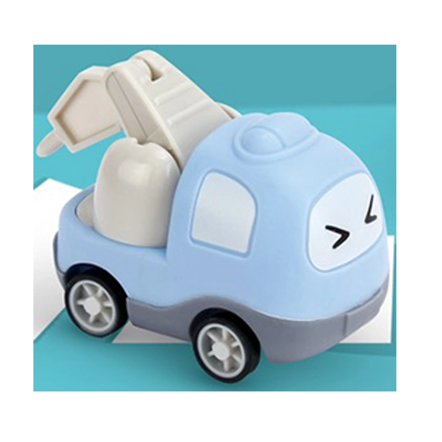 Our Factory Specializes in The Production of Educational Candy-Loaded Fun Quality Toys That Can Be Loaded with Sugar Cartoon Pull-Back Engineering Vehicles with