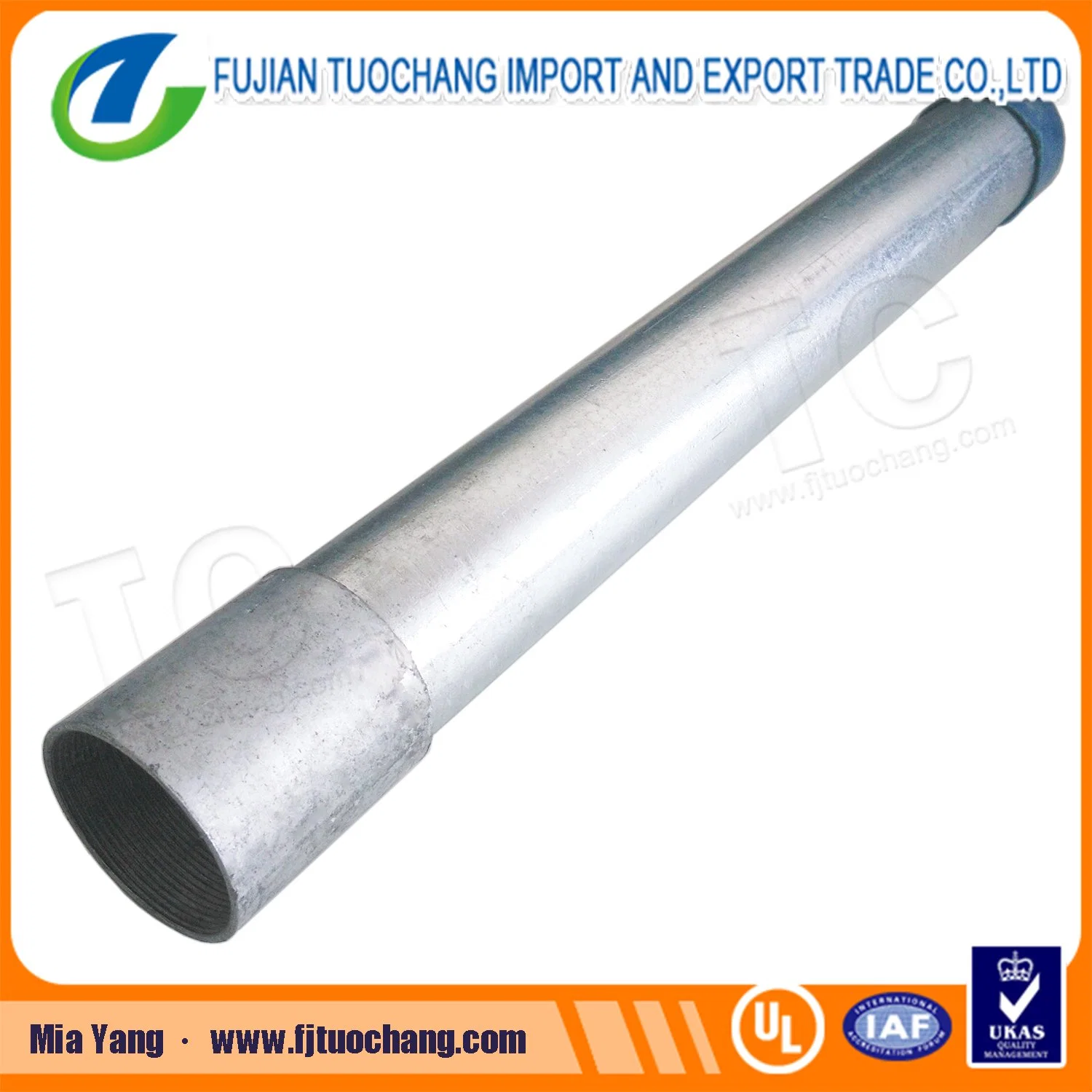 BS4568 1387 Galvanized Gi Conduit for Cable Wiring