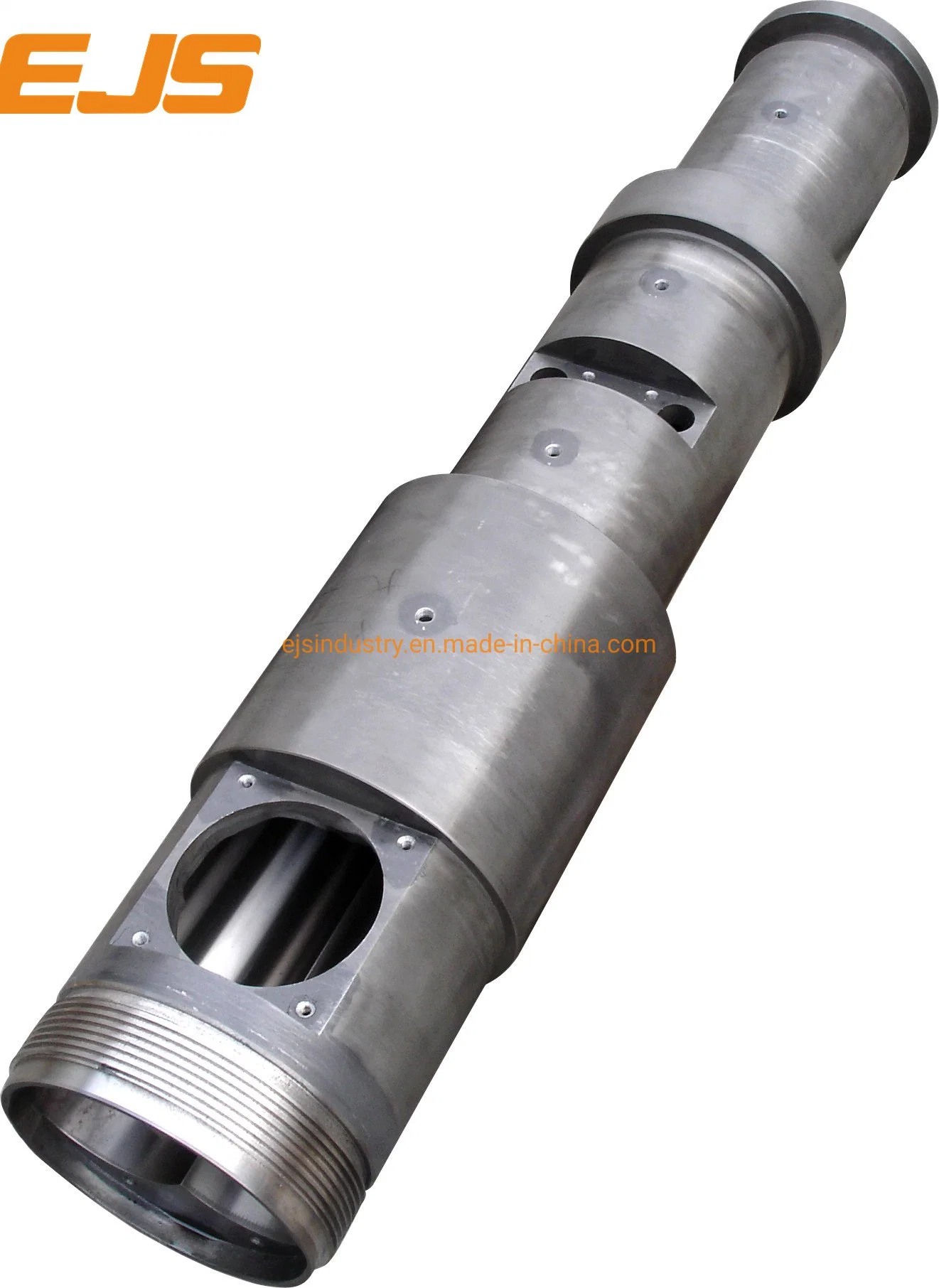 Manufacturer Bimetallic Single Concial Parallel Twin Screw Barrel for Extruder