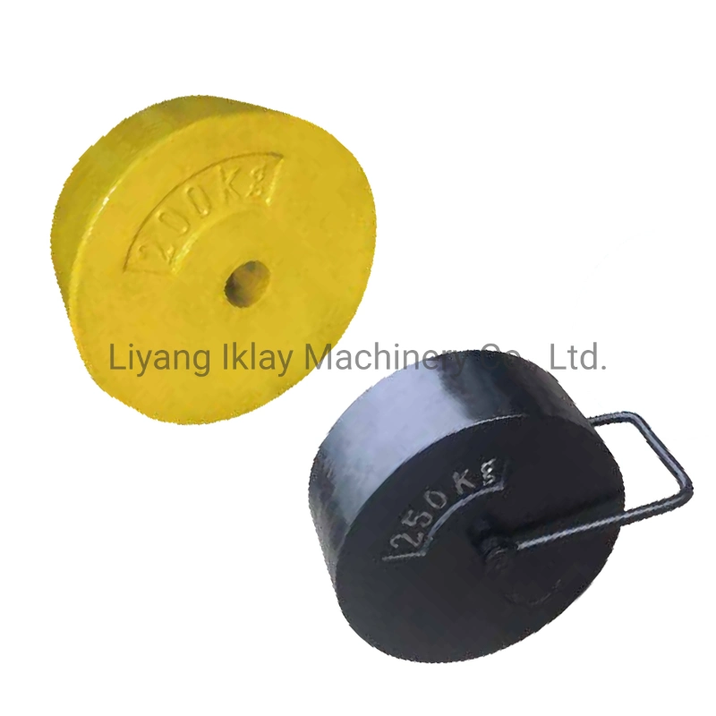 250kg 1000kg 500kg Test Weights for Weighbridge 20kg Test Weight for 5kg 10kg Elevator Cast Steel Balance Weight