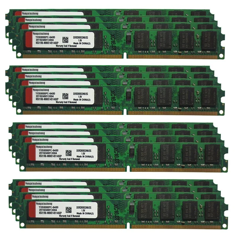 DDR2 DDR3 DDR4 2g 4G 8g 16GB Memoria RAM 667 800 1333 1600 2400 2666 Memory Desktop RAM PC3 PC4 DDR2 2GB DDR3 DDR4 RAM 8GB