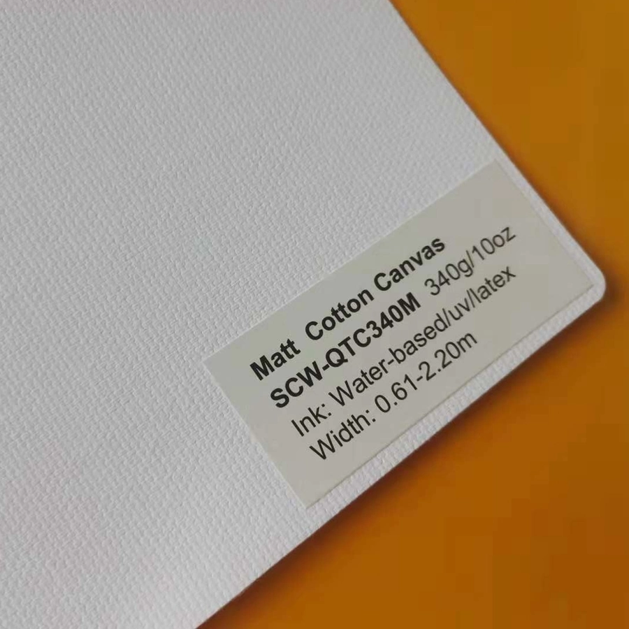 High quality/High cost performance  Sounda Polyester Canvas Fabric Cotton Screen Printing