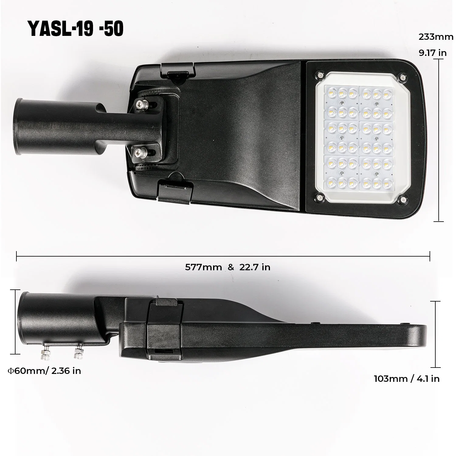 New Design 50W 80W 100W 200W Smart Outdoor SMD Street Lighting IP66 Waterproof Ik08 Road Light Public Lighting with Sensor Function LED Street Light