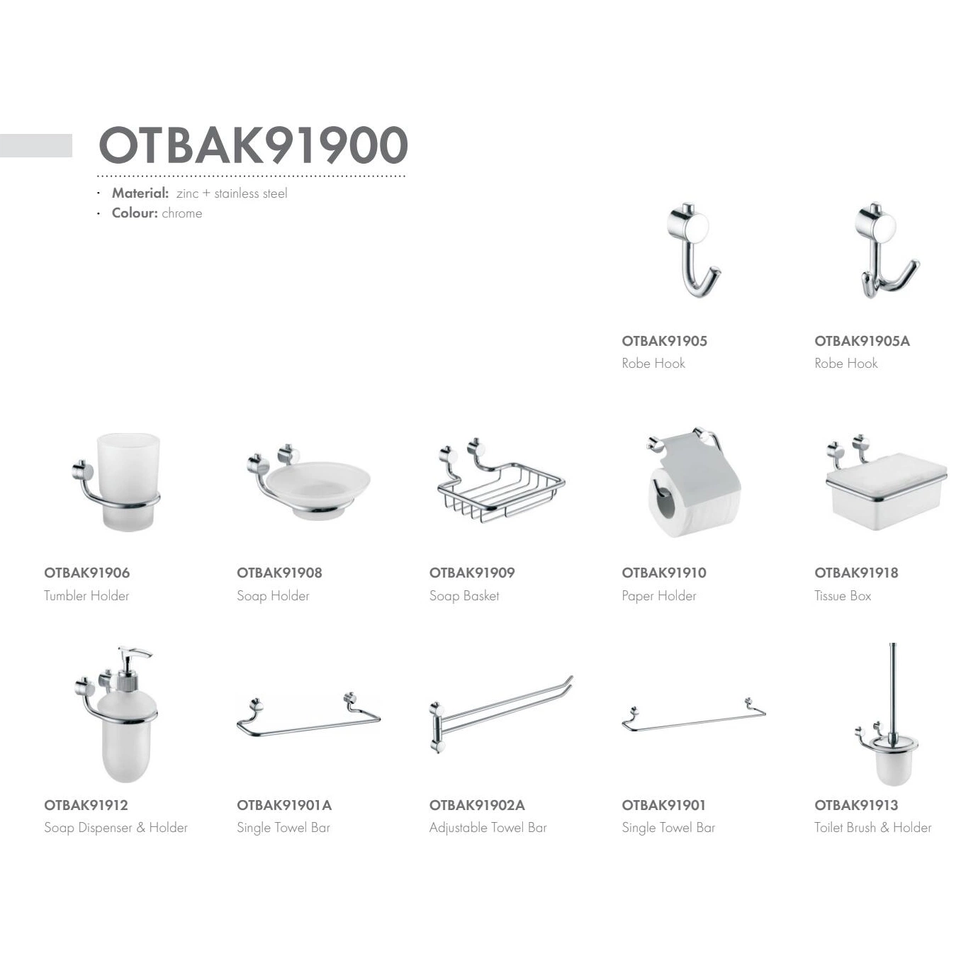 Ortonbath Art Design Bathroom Hardware Set Includes 24 Inches Adjustable Towel Bar, Toilet Paper Holder, Towel Ring Brass Zinc Alloy Bathroom Accessories