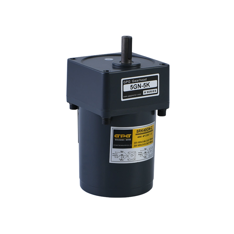 5rk120rgncmf-5gn10kg15L AC Induction Gear Motor 90mm 120W Speed Control with Fan and Electromagnetic Brake Ratio 10