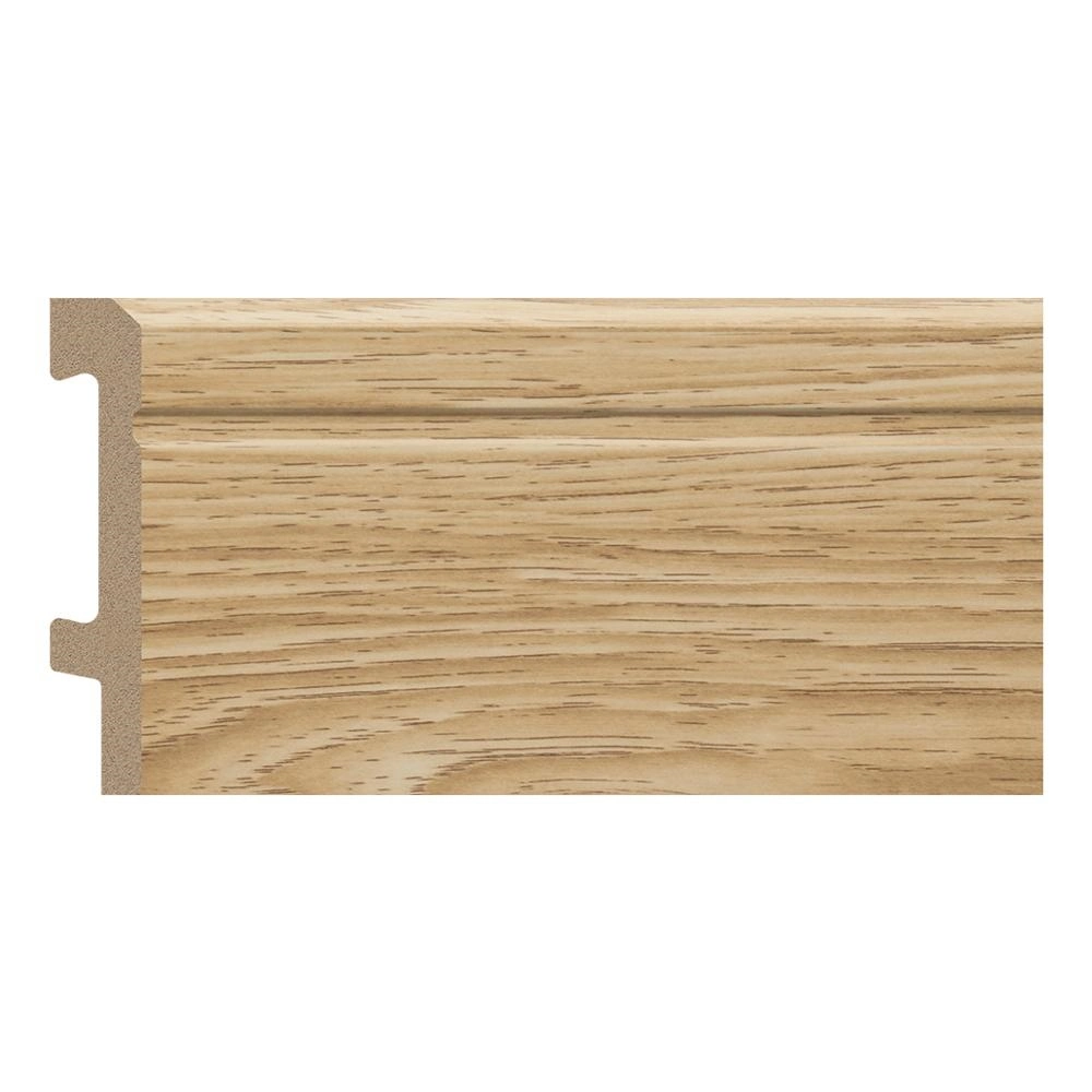 Waterproof Easy Installation Decorative Wood Color Cornice Accessories Floor Vinyl Skirting Board