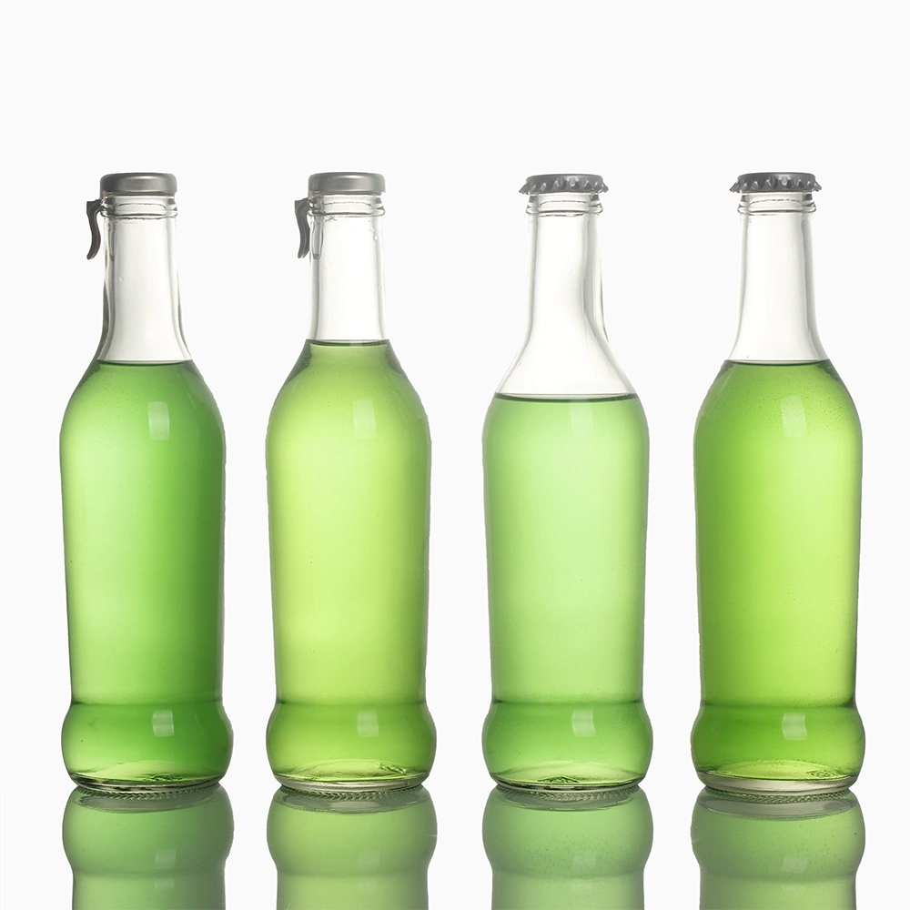 Wholesale 330ml 275ml 265ml 250ml Juice Cola Kombucha Carbonated Drinking Beverage Glass Soda Bottle