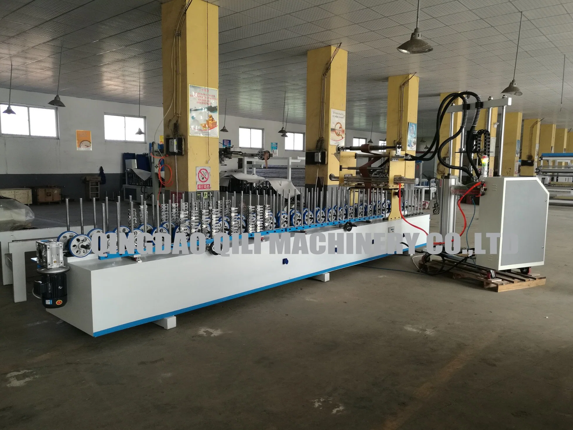 600mm PUR Profile Wrapping Machine for Wall Panel