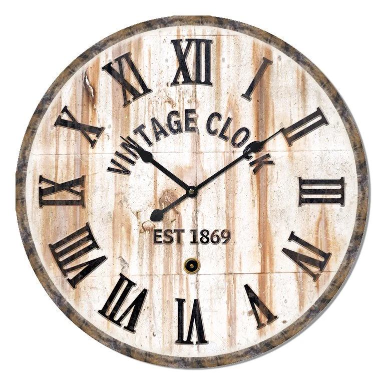 Wooden Clock for Home Decoration