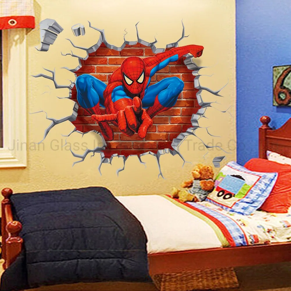 10% off 3D Decorative Painting Spiderman Wall Sticker for Children&prime; S Room Living Room