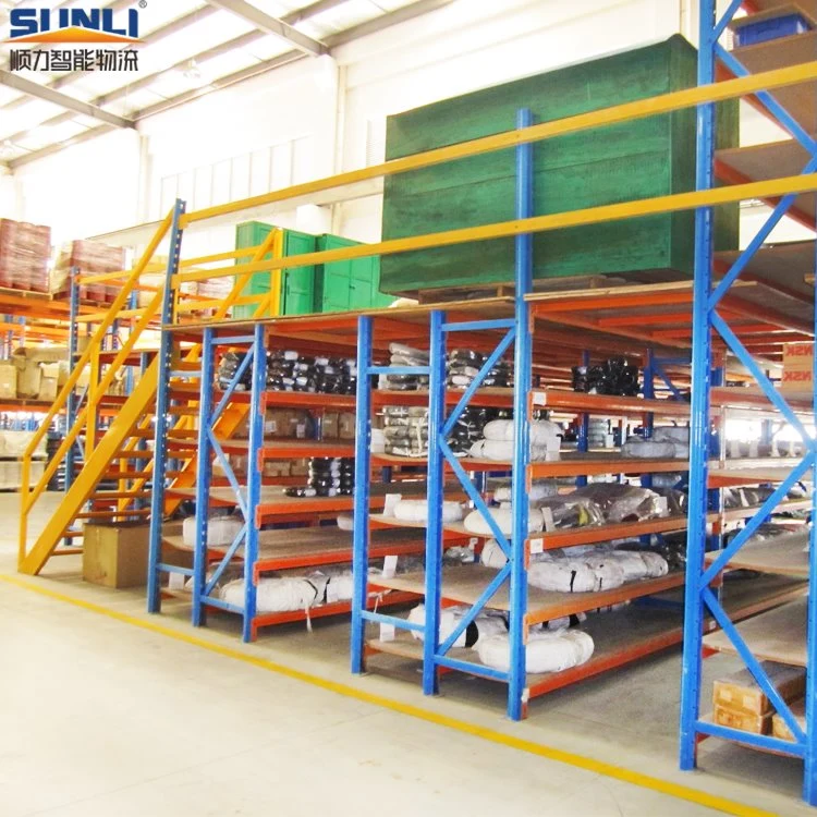 Industrial Steel Deck Storage Rack Mezzanine with SGS/ISO