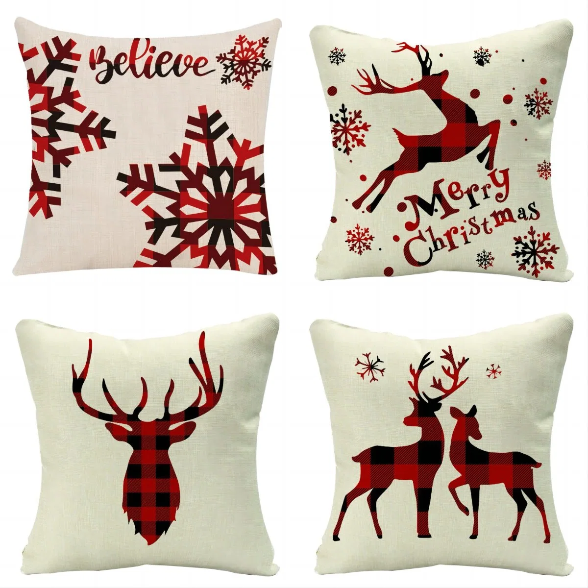 Christmas Pillow/Pillow Case Sofa Cushion Covers Xmas Decorative Home Decor