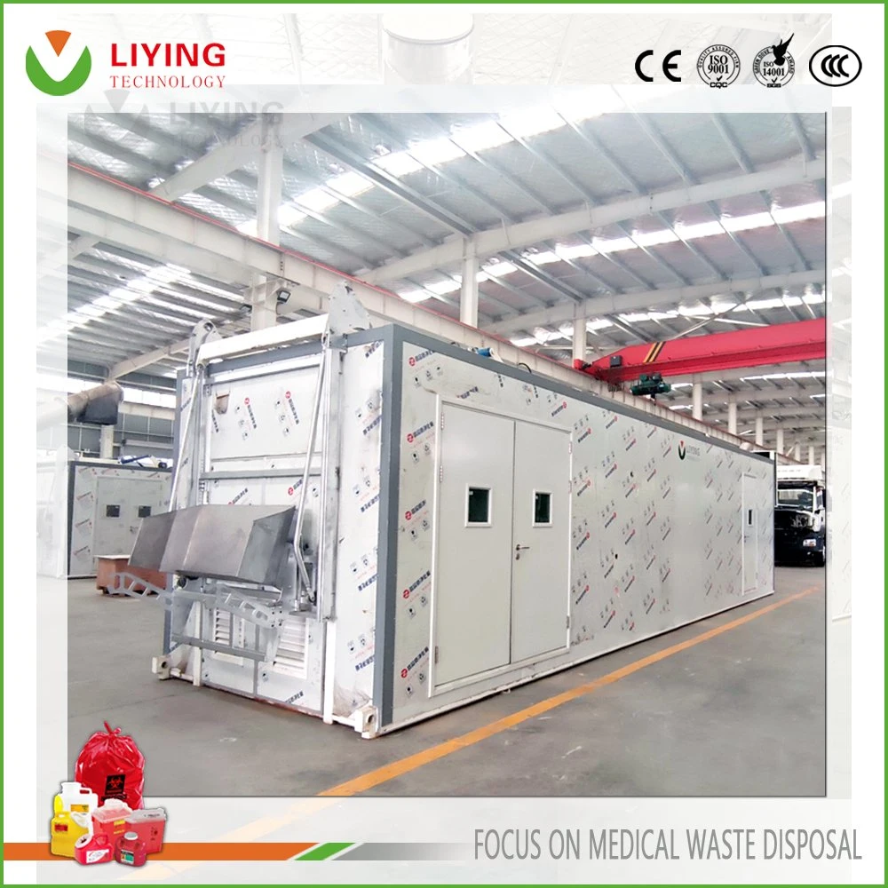 Manufacturer Medical Instrument Waste Management Facility Microwave Sterilization Machine Waste Shredder Machine