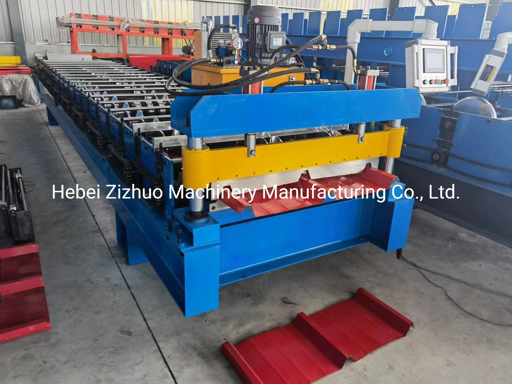 Direct Factory Steel Trapezoidal Roof Panel Box Profile Rib Ibr Roofing Sheet Cold Deck Roll Forming Machine China Price