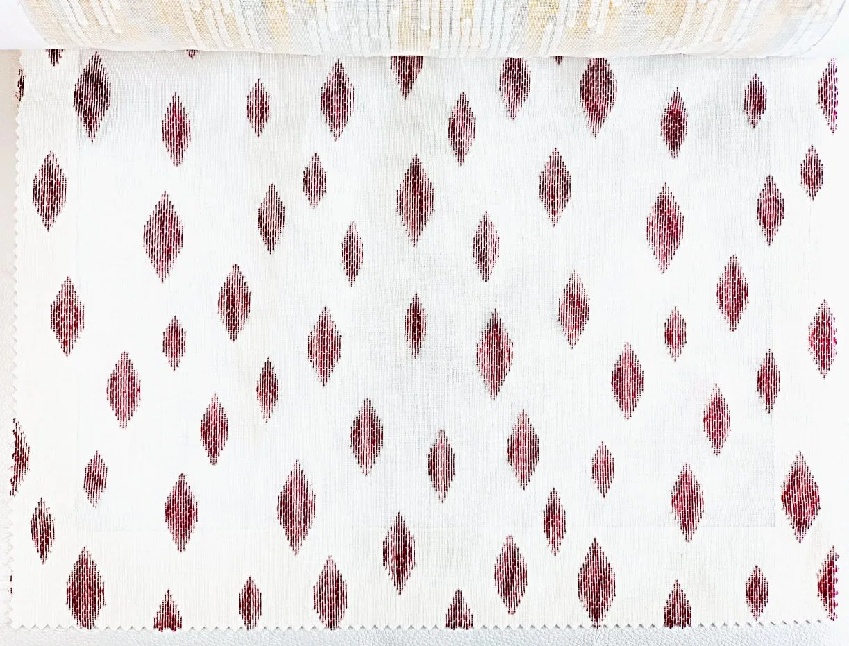 Home Textile 100% Polyester with Lower Price Jacqaurd Sheer Curtain Fabric