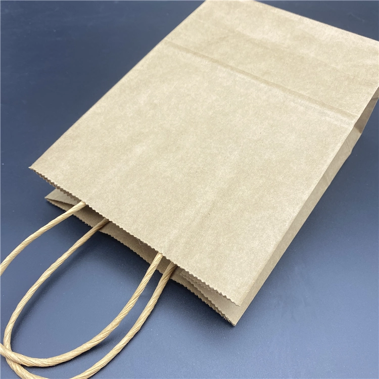 Disposable Paper Gift Bag Shopping Kraft Paper Bag with Handle