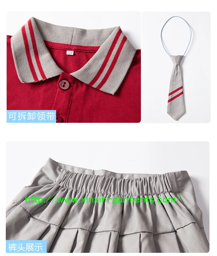 Factory Direct Sale Summer and Spring School Garment for Kindergartens School Apparel (U2324)