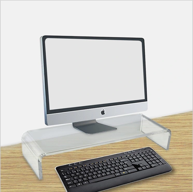 Plexiglass Monitor Stand Riser Clear Acrylic Laptop Riser Stand