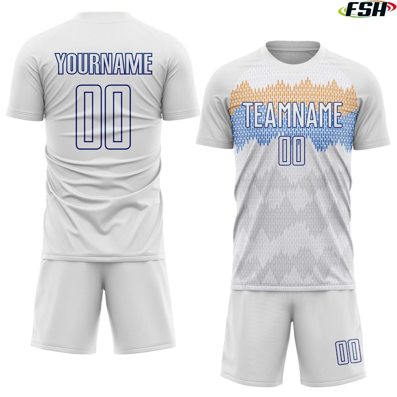 Custom Made Design Football Wear Sublimation Full Team Set Soccer Uniform Jerseys