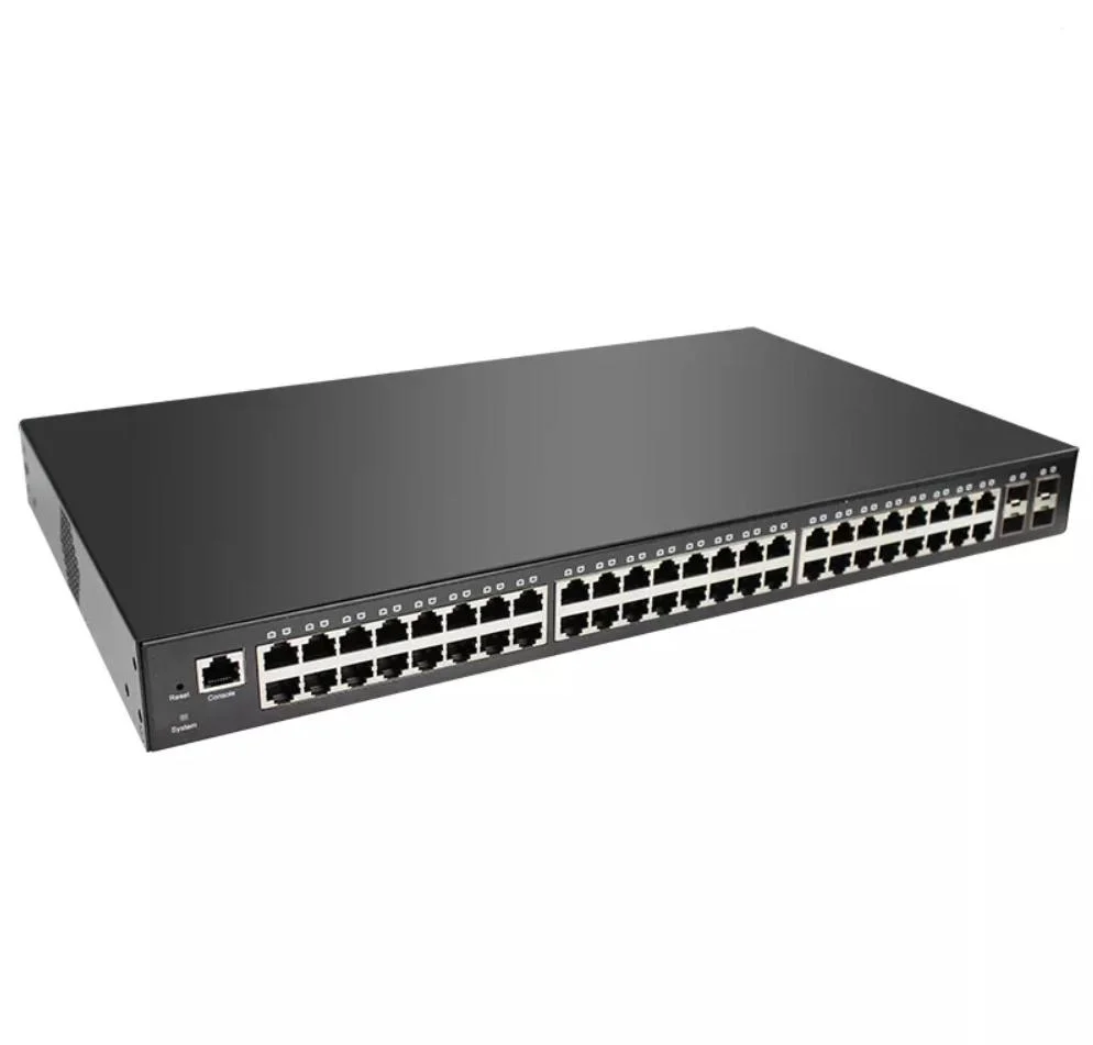 48 ports 10/100/1000Mbps interface RJ45 4 SFP+ 10 ports Gigabit Firewall Pfsense Mini PC Commutateur de réseau Ethernet