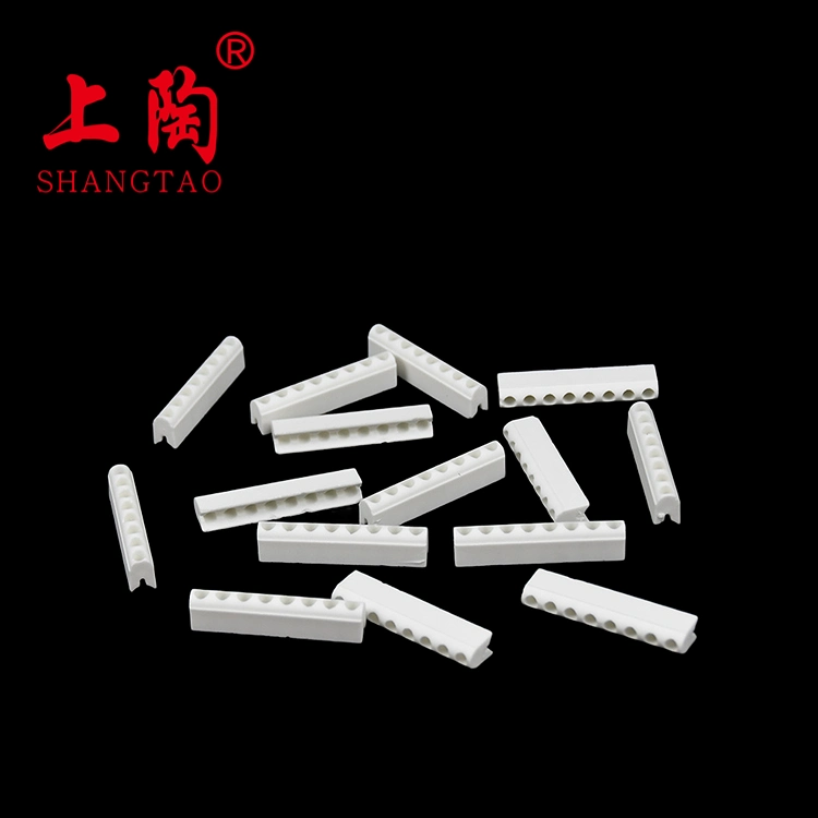 2022 Shanghai Gongtao 3mm 2holes Band Heizelement Isolator Steatit Keramik Für Heizkreis