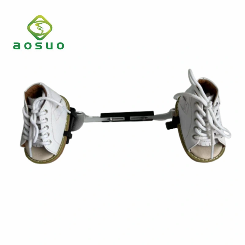 Orthopedic Comfortable PU White Dennis Brown Shoes for Club Foot