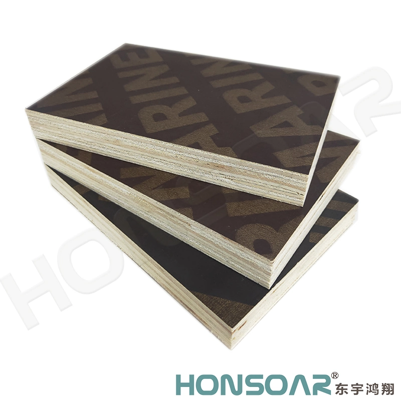 1220X2440mm 18mm Black Film Faced Plywood Marine Construction Formwork Phenolic Board