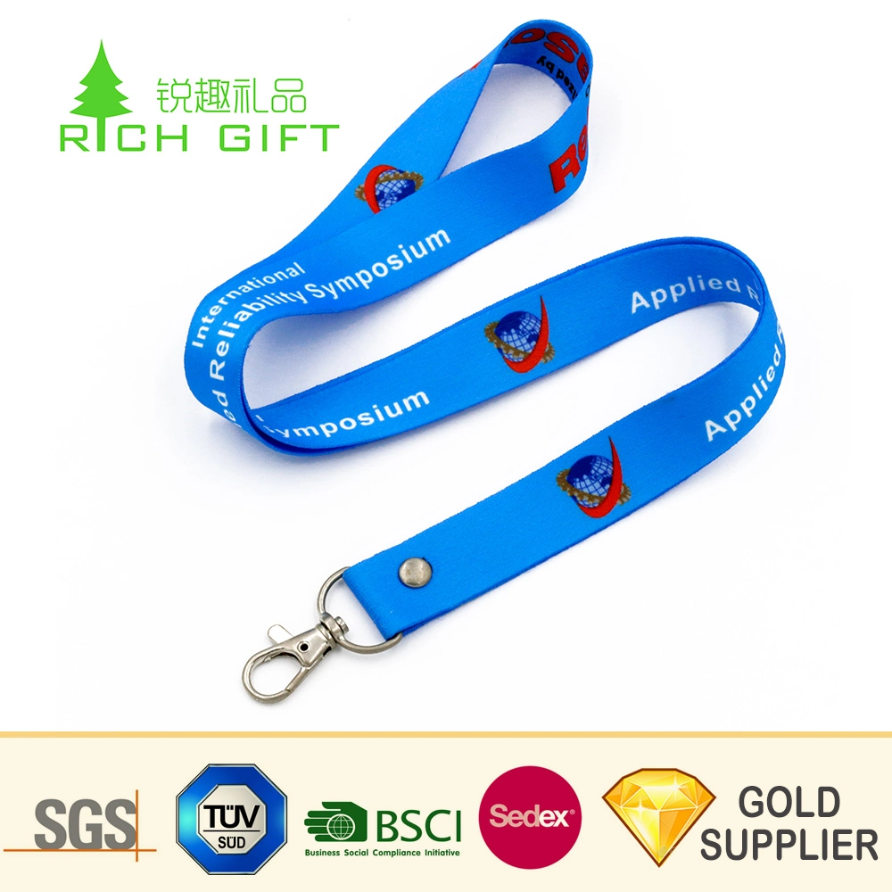 Factory Direct Sale Custom Sublimation Printing Rainbow Neck Strap Lanyards for Kids