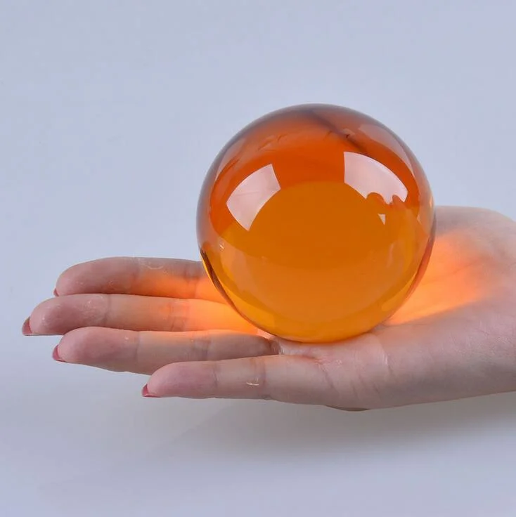 Bola de cristal de siete colores decorativa de varios tamaños
