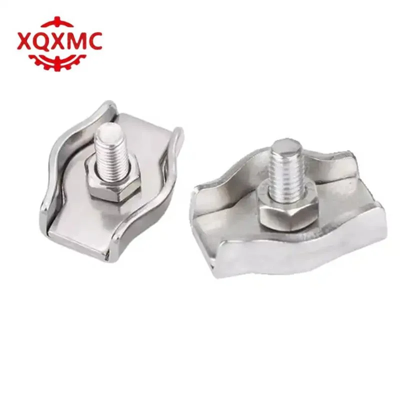 High quality/High cost performance  Single Bolt Cable Clamp Stainless Steel Simplex Wire Rope Clip