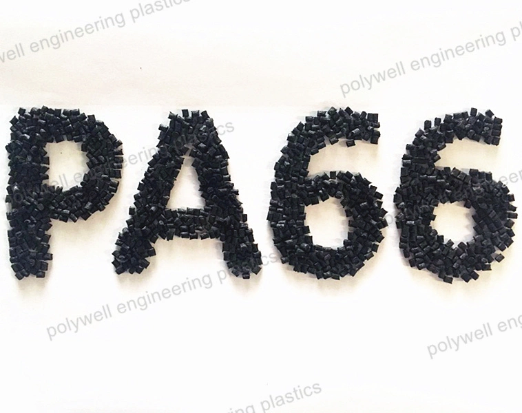 Black Pellets Plastic Material Nylon PA66 GF25 Granules for Broken Bridge Aluminum Profile