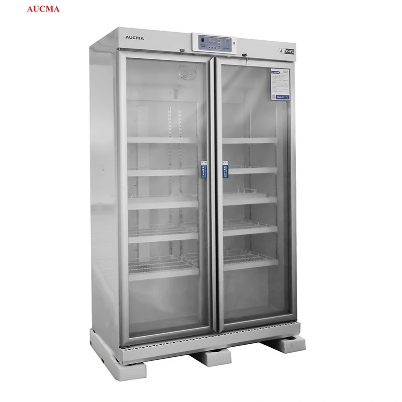 Yc Series 2~8 Degree Energy-Saving Medical Vaccine Freezer Intelligent Temperature Control Medical Blood Bank Refrigerator