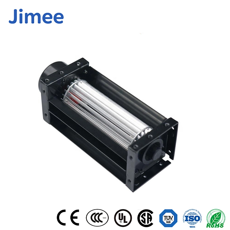 Jimee China Motor eléctrico del ventilador de plástico de gran tamaño de muestra gratuita de fabricación industrial de los sopladores de aire caliente Jm-500-150 500*200*220mm de tamaño para la ventilación del motor del ventilador de flujo