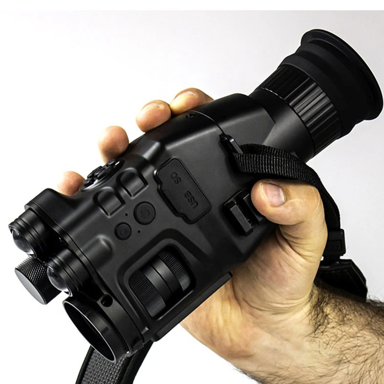 Цифровая камера ночного видения системы цифровой ночное видение устройства установленным монокуляром легко вести телескоп