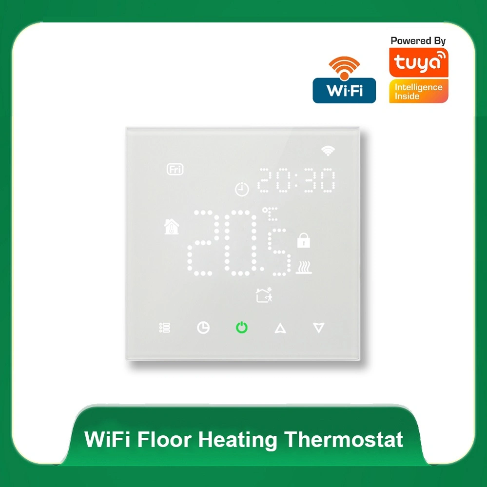 Electric Underfloor Heating Thermostat Smart WiFi Thermostat Temperature Controller with Touch Screen