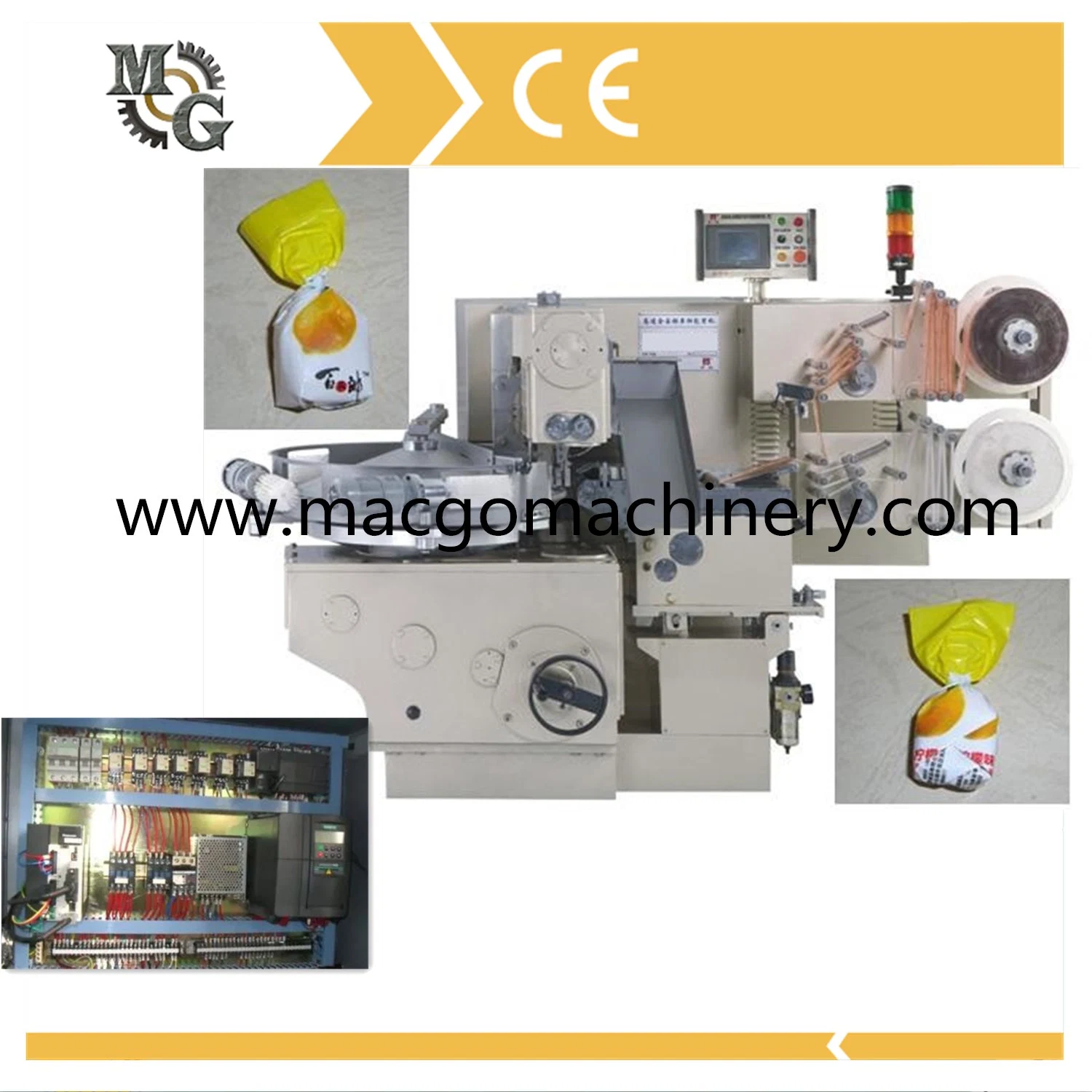 Candy Package Machine Single/Double Twist Wrapping Machine