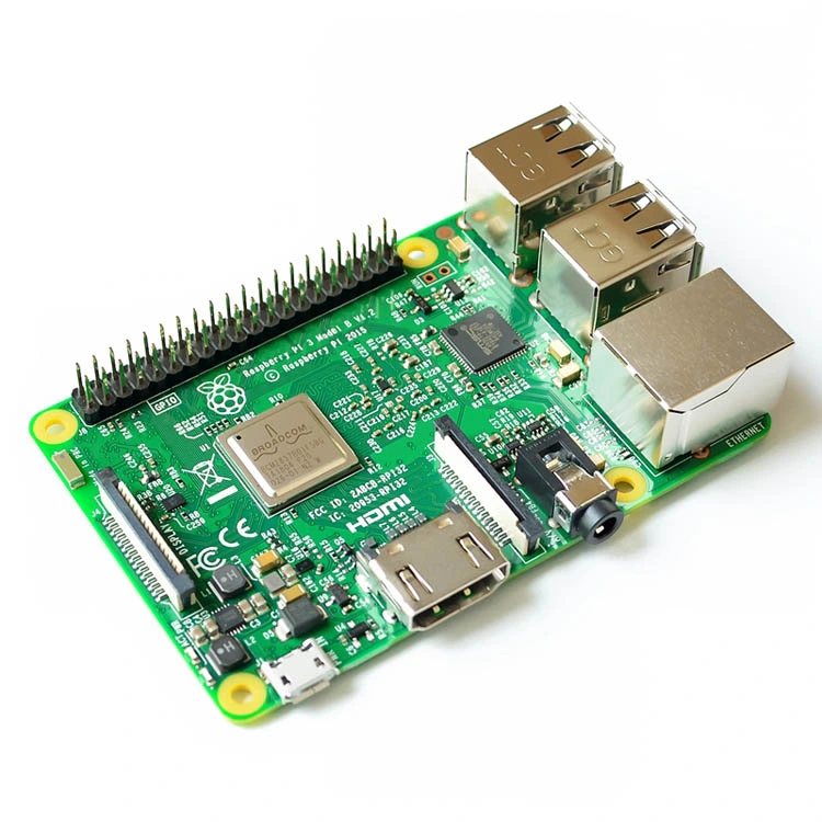 Плата Raspberry Pi 3 модели B 1 ГБ LPDDR2 Bcm2837 Quad-Core (Версия element14)