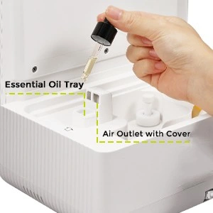 Humidificateur d'air à vapeur chaude/froide à ultrasons 6 L d'Arommacare domestique