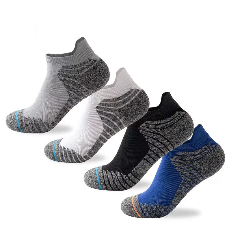 Men's Sports Socks Thickened Deodorant Running Socks with Towel Bottom