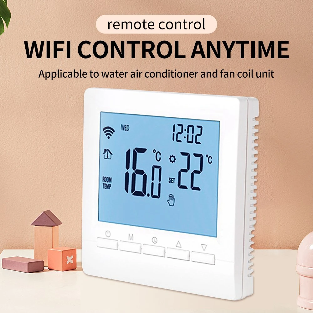 Mincohome Tuya LCD pantalla táctil termostato Sala programable termostato inteligente Termostato WiFi