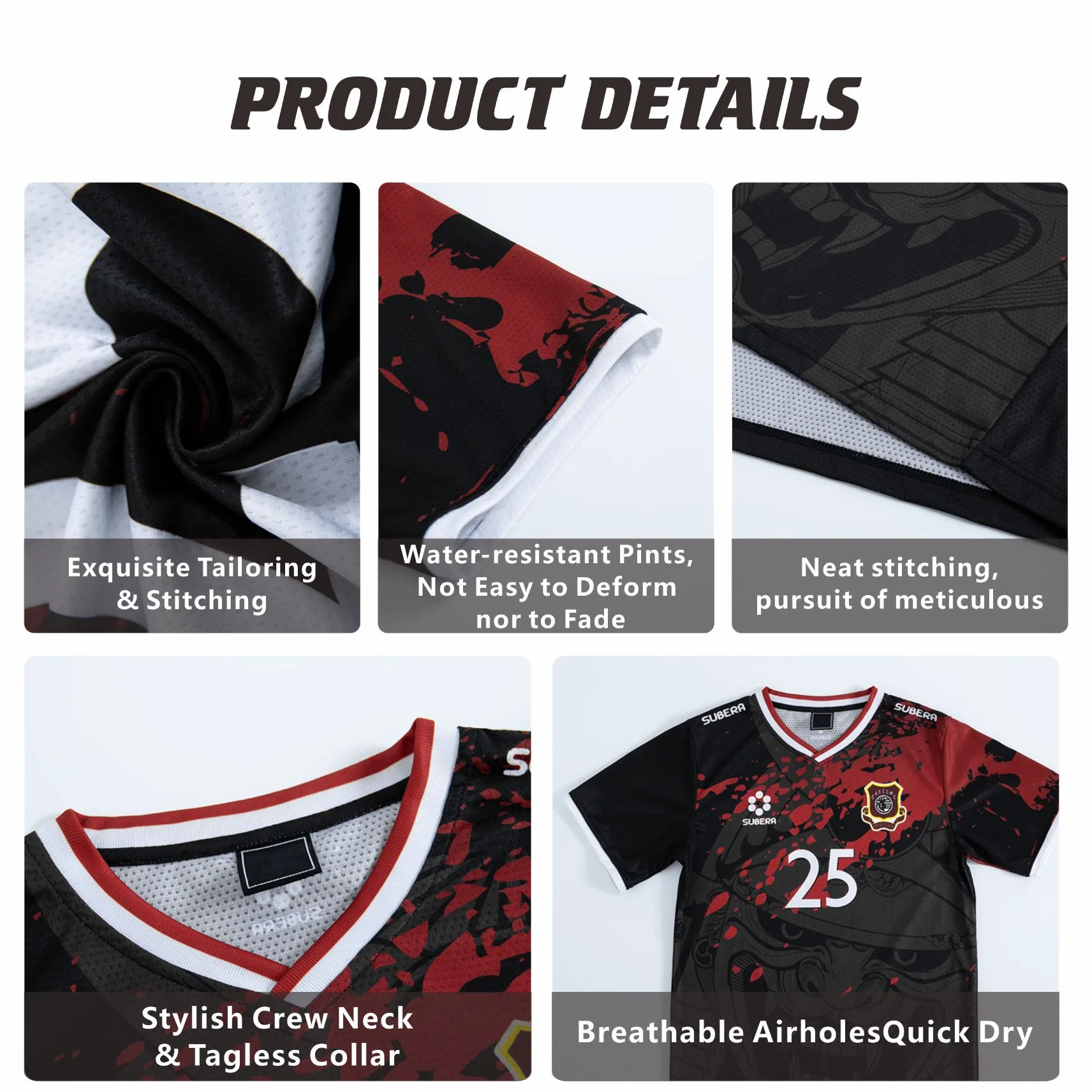 Wholesale/Supplier Custom Team Club Football Sports Wear Uniform Sublimation Soccer Jersey Shirt