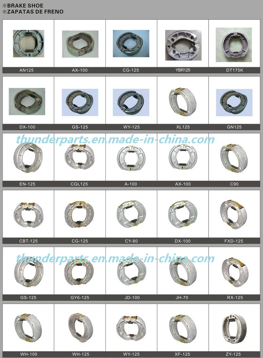 Parts of Motorcycle Brake Shoe/Pad Spare Parts for Kymco Motorcycles and Scooters